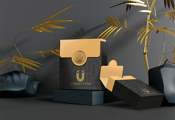 Luxury Coin packaging