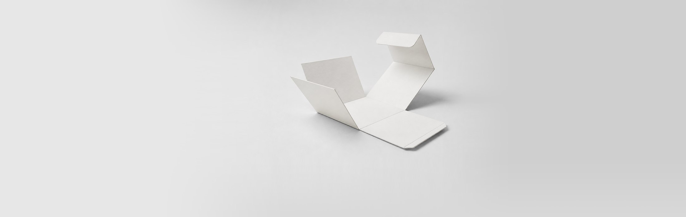Open structural packaging box