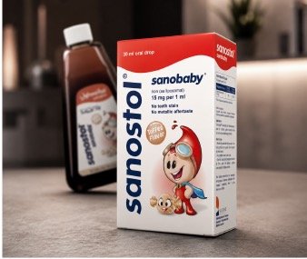 Sanostol packaging